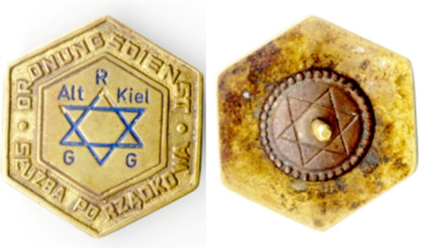 Jewish Service Pin