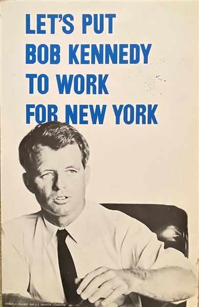 Kennedy for Senator of New York Campaign Poster