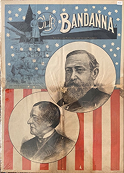 Graphic Cover with President Benjamin Harrison