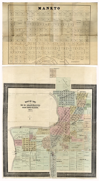 Early Maps of Mankato, Minnesota