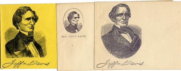 CSA Patriotic Covers of Jefferson Davis
