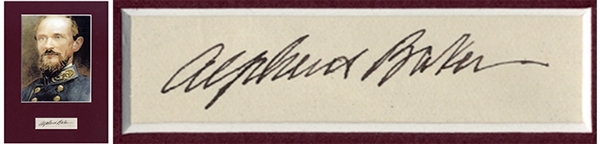 Autograph of General Alpheus Baker