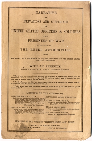 Rebel Atrocities - Union Prisoners of War