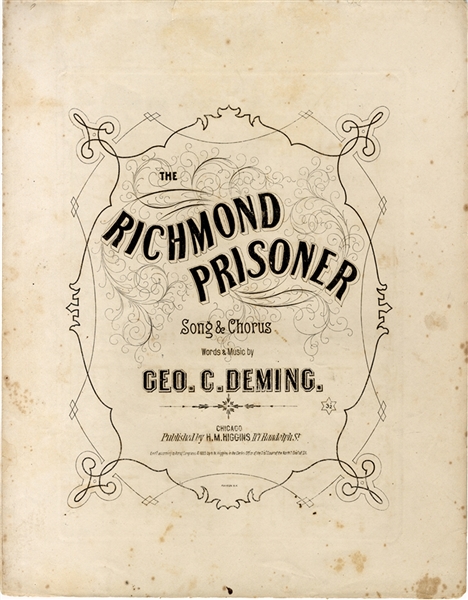 Union Sheet Music “The Richmond Prisoner”