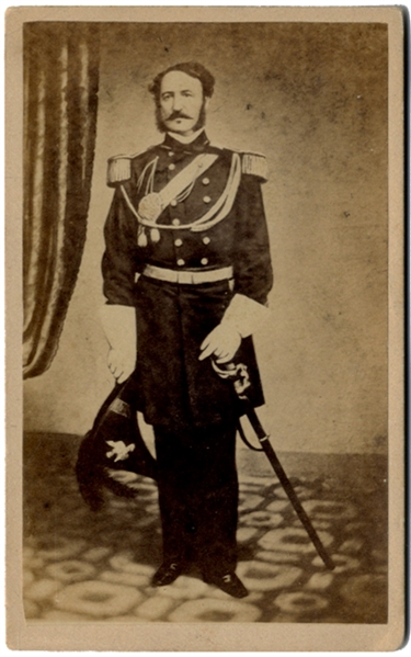 CDV of Confederate General Magruder