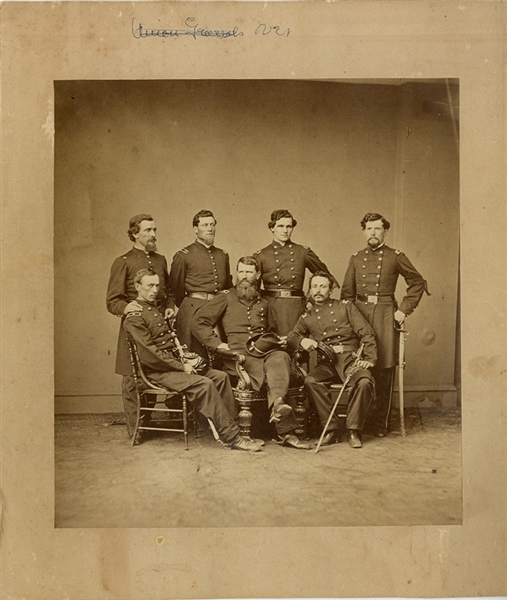 Albumen Photograph of General Francis Preston Blair and Staff