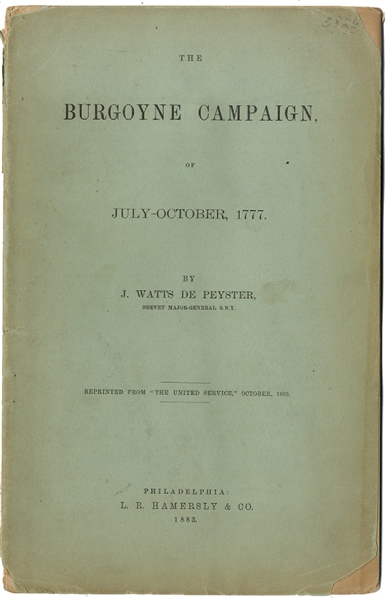 The Burgoyne Campaign