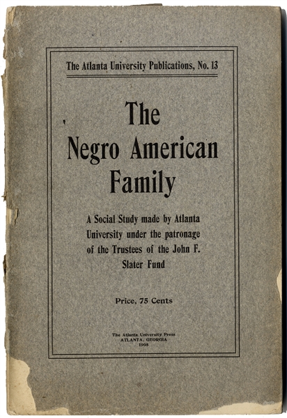 WEB DuBois’ The Negro American Family
