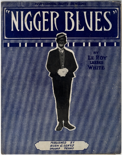 Nigger Blues Songsheet