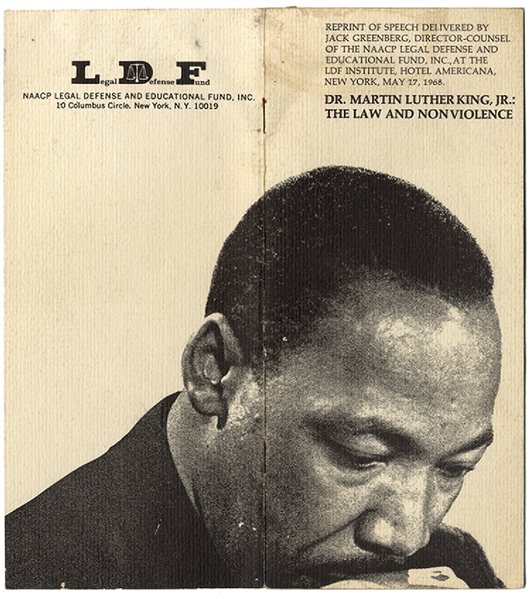 Dr. Martin Luther King, Jr.:  The Law and Nonviolence.