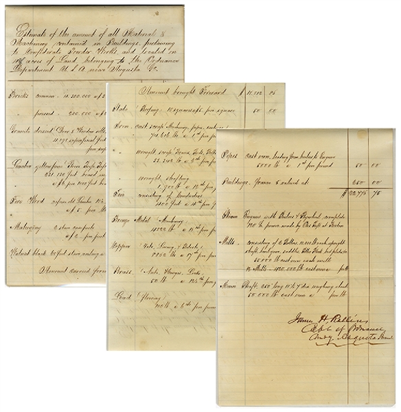 Taking Inventory of the Augusta Arsenal