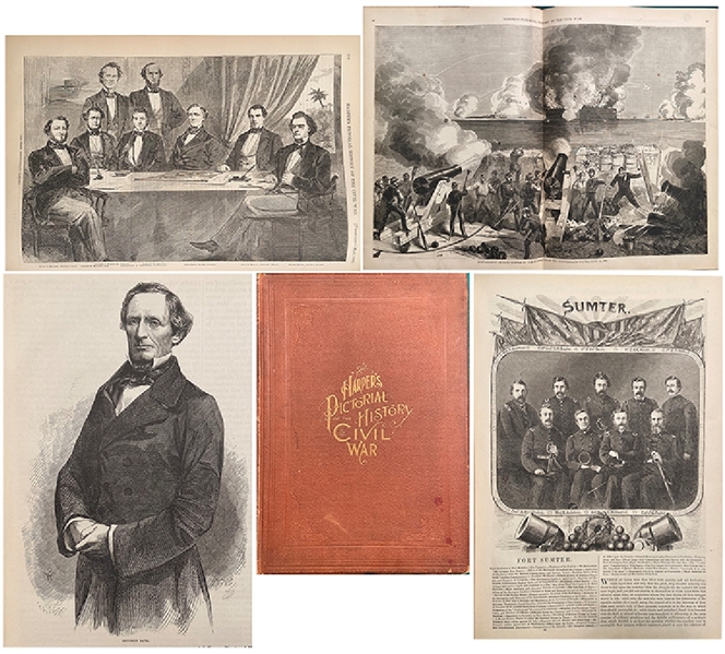 1866 Historic Harper's Pictorial History of the Civil War 