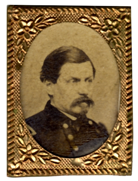 General McClellan Gemtype Albumen Photograph