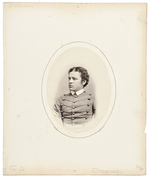 1865 Mathew Brady Albumen Photograph from the 1865 West Point Class Album
