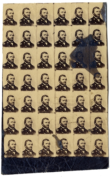 General Grant Gem Albumen Sheet