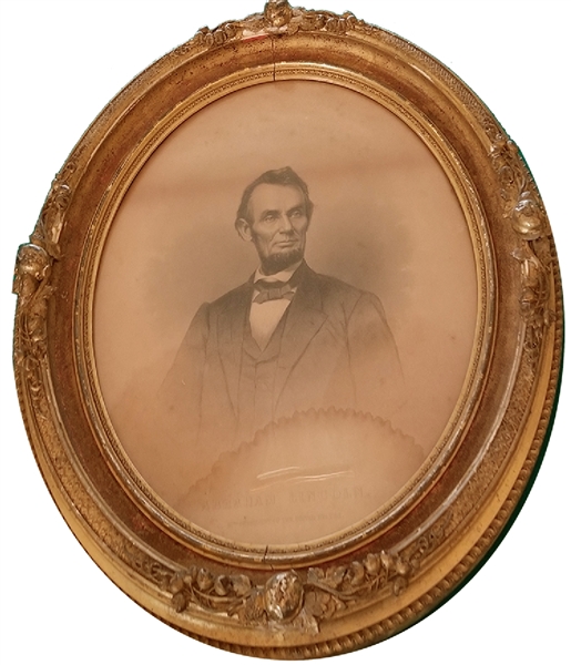 Large Engraved Lincoln Image