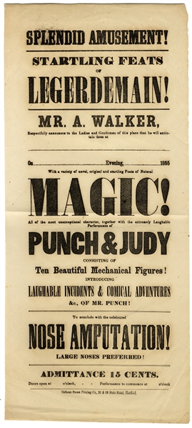 Punch & Judy Broadside
