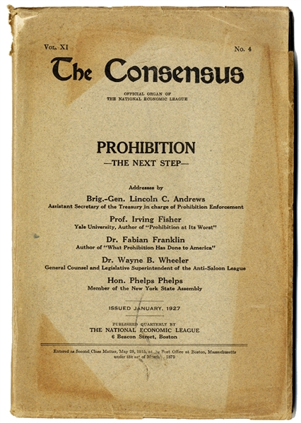Prohibition Booklet