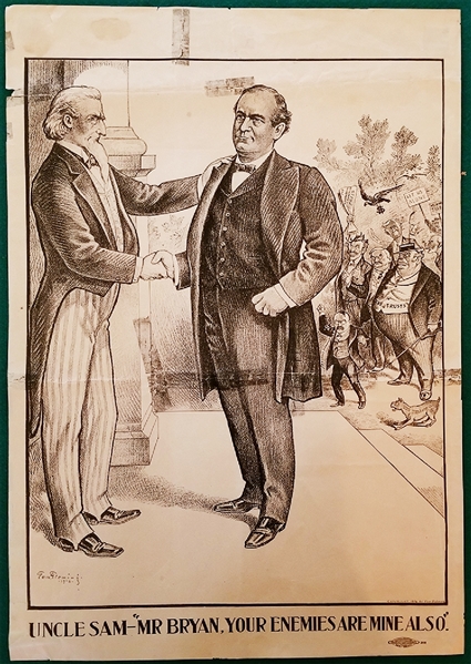 Uncle Sam Endorse William Jennings Bryan