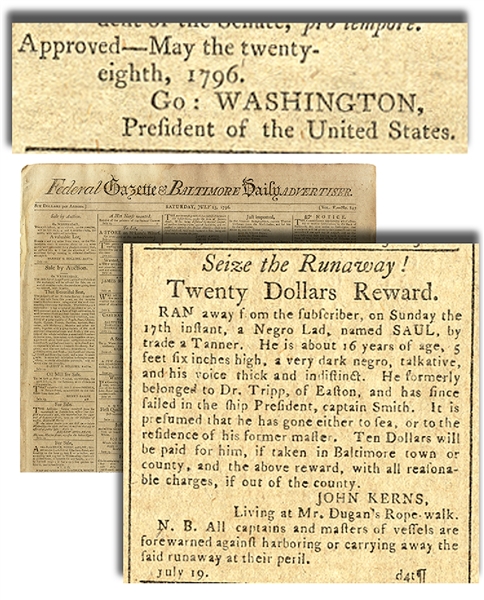 Alexander Hamilton's Tax Goes Into law.
