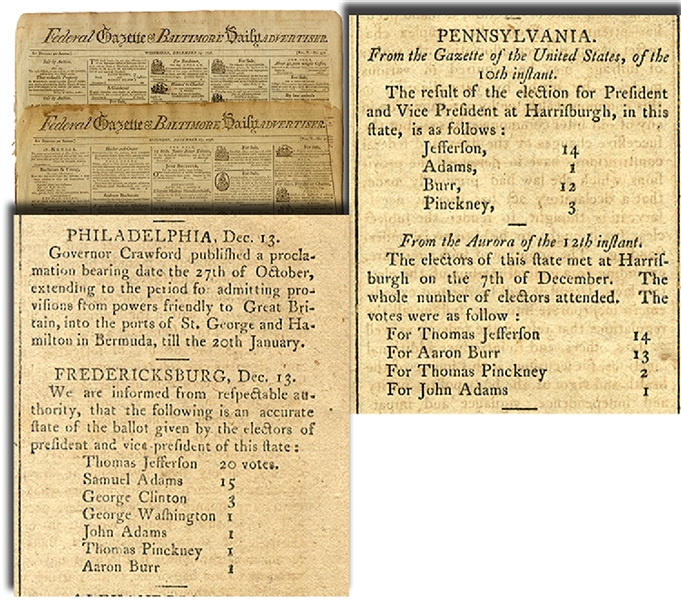 The Contentious Presidential Election of 1796