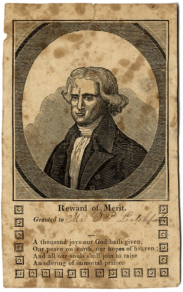 Thomas Jefferson Reward of Merit