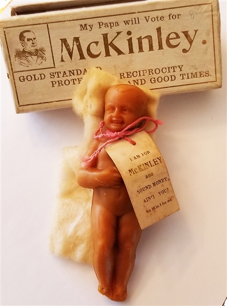 CLASSIC MCKINLEY SOAP BABY WITH ORIGINAL BOX AND TAG. 