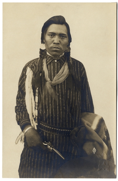 Mas-a-lee, a Native American man on the Flathead Indian Reservation