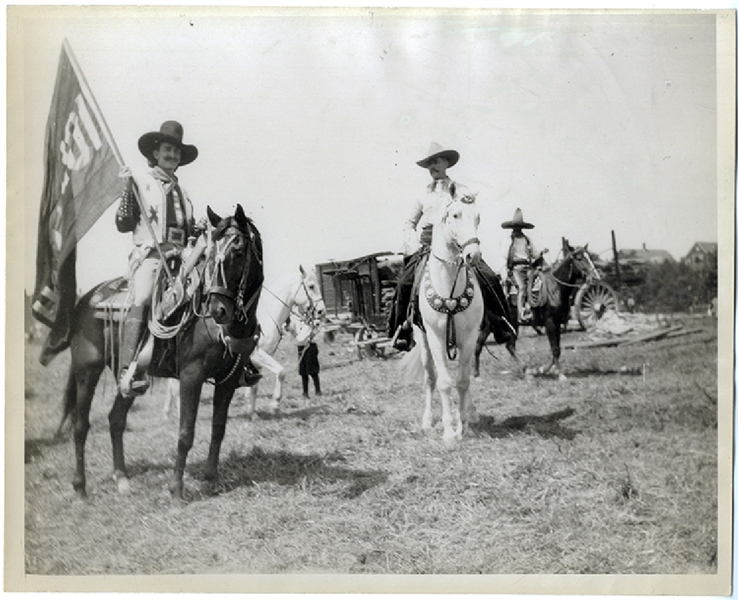 The Owner of the 101 Ranch and Tex Cooper Photograph