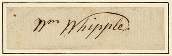 Signer of the Declaration Autograph 