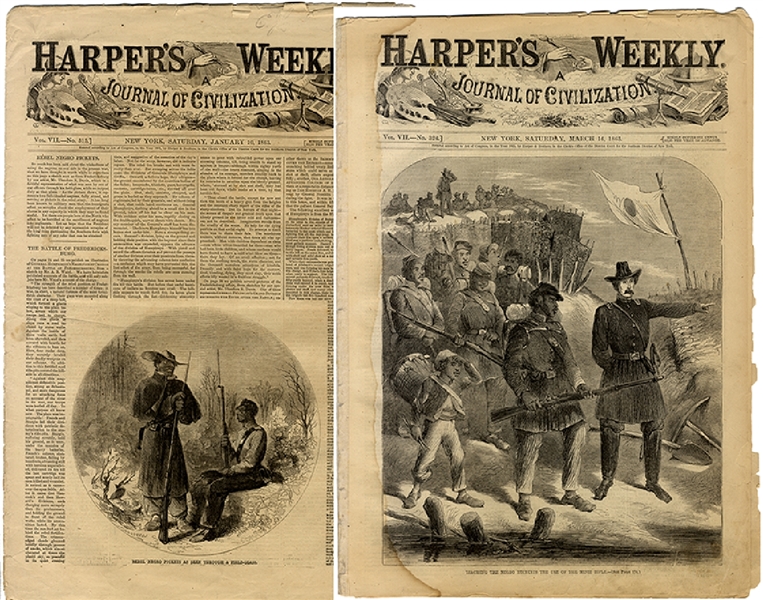 Two Harper’s -Negro soldiers