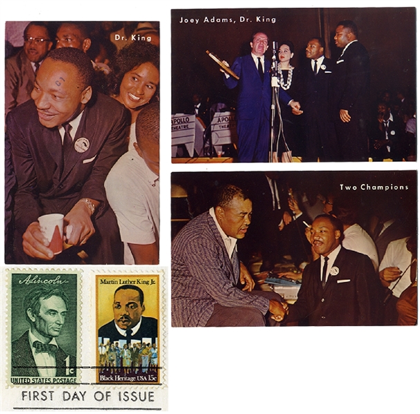 Martin Luther King First Day Post Cards 