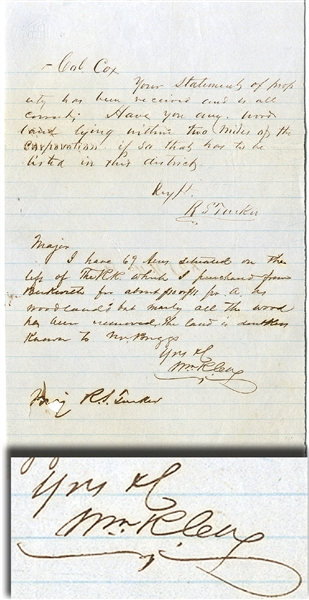 General William R. Cox War-date Autograph Letter Signed  