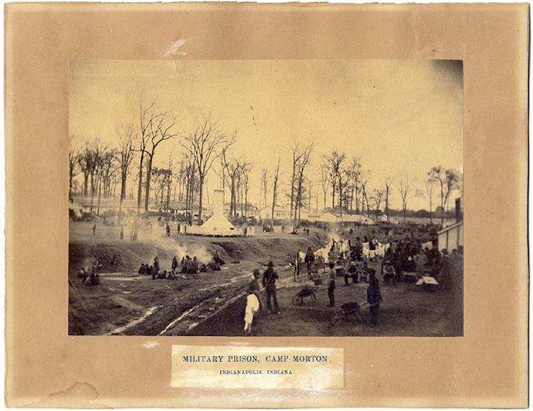 Confederate Prisoners in Camp Morton Indiana