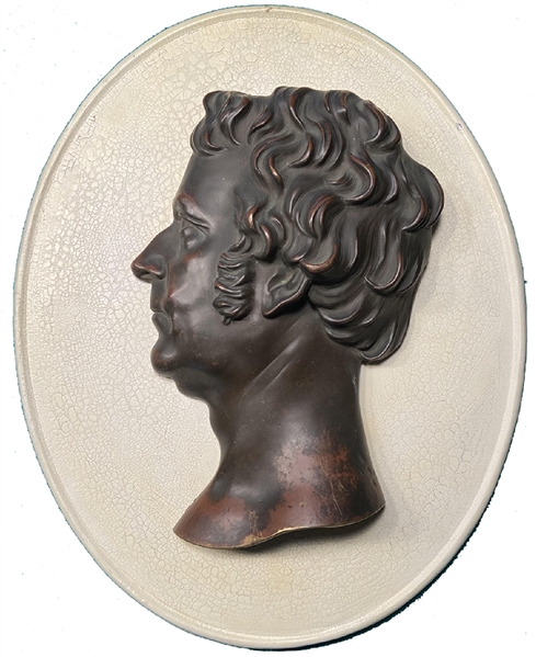 Important and Attractive Bronze Profile of Major General Hooker 