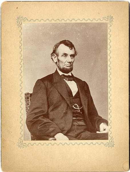 Large Format Lincoln Photograph 