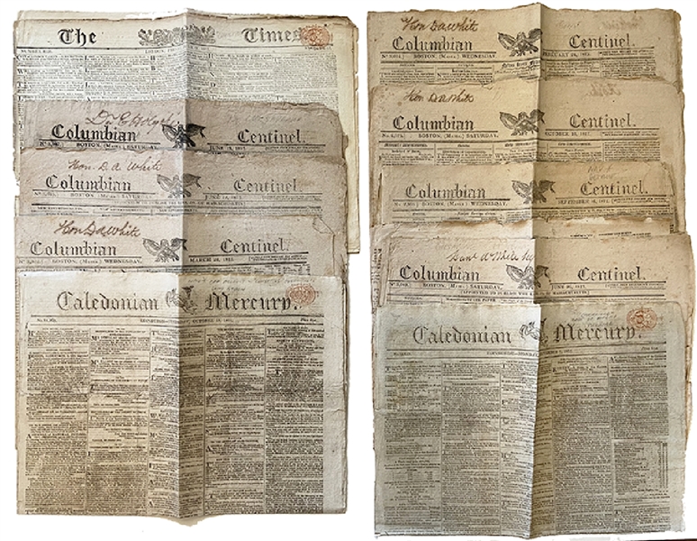 Important Events of the War of 1812 in Newspapers 