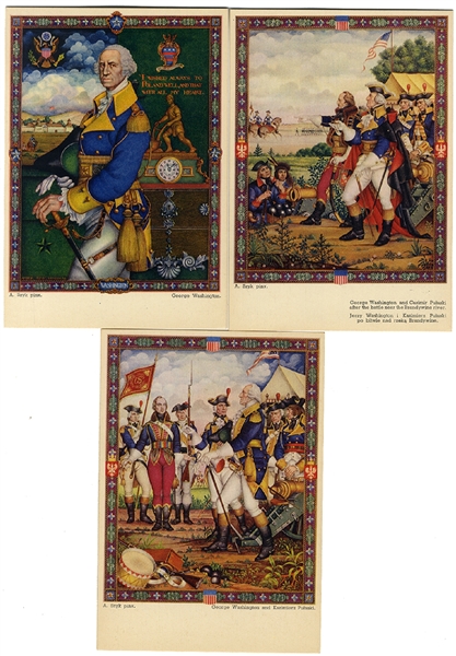Beautiful Color Art of American/Polish Historic People