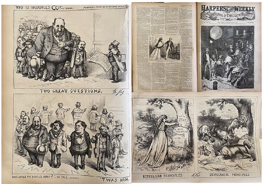 The Famous Harper's Weekly - Bound Volume 
