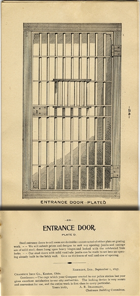 Building Jail Cells In the 1880s 
