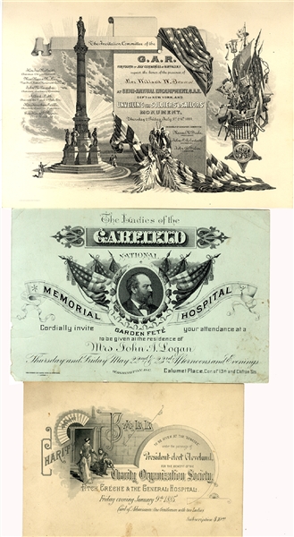 1880's Printed Invitations 