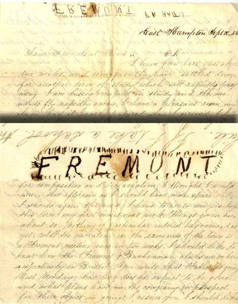 All For Fremont In 1856. 