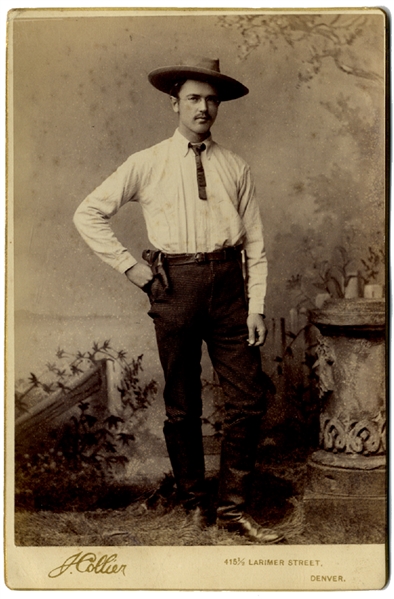 Cabinet Card photograph of Colorado Man 