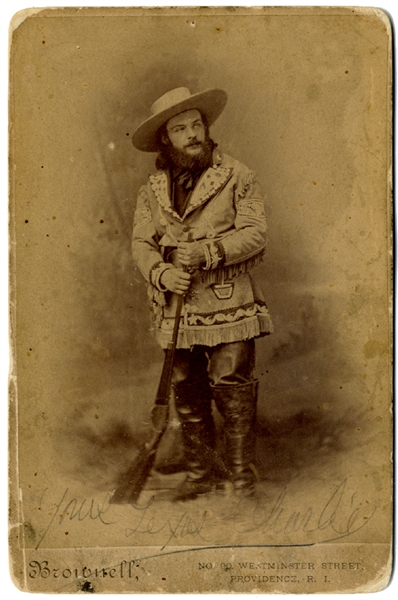 Texas Charlie with Evans Rifle 