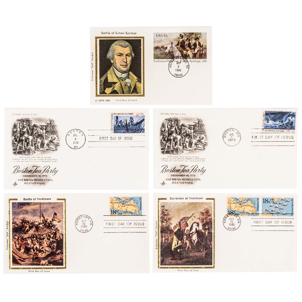  Revolutionary War Anniversary First Day Postal Covers