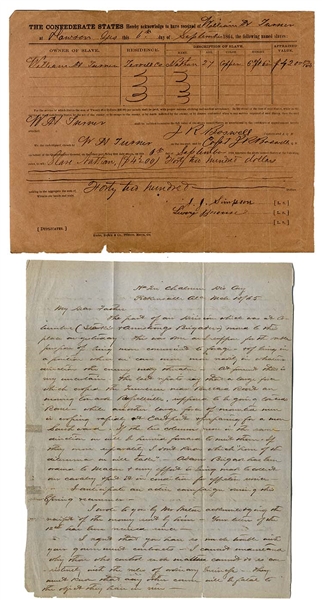 Slave Military Contract For Impressing Slave