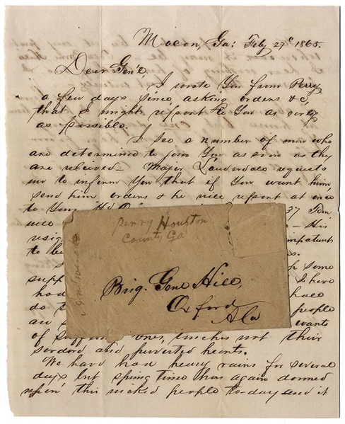 CSA Letter, Macon Georgia