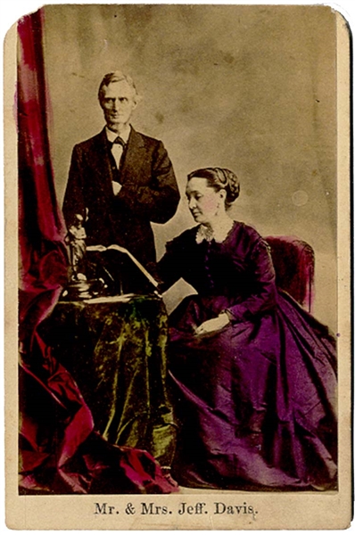 Jefferson Davis and Wife After his Release From Prison at Fortress Monroe 