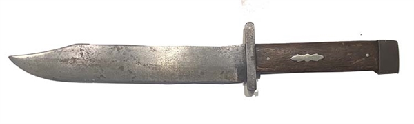 Confederate Bowie Knife With Document