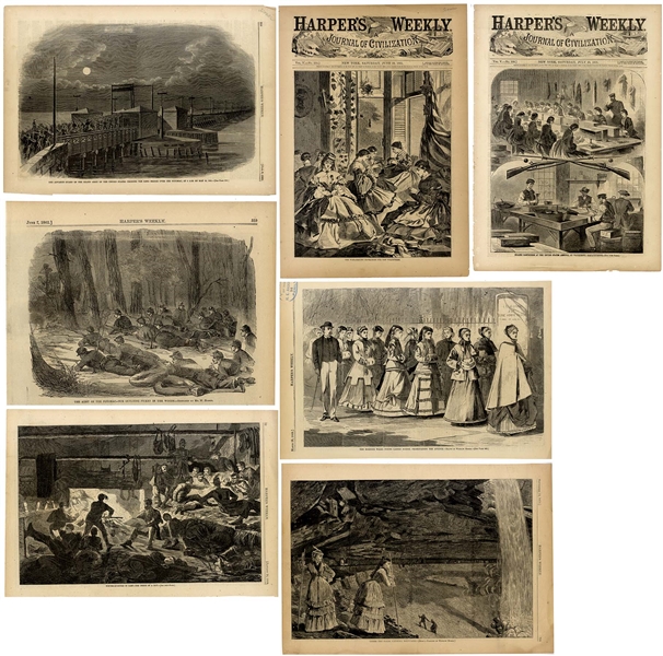 Winslow Homer, Full Page Engraved Images as Published in Harper’s Weekly.